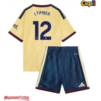 Arsenal Jurrien Timber #12 Echipament de Fotbal Replică 2026-27 Copii Treilea (+ Șorturi)